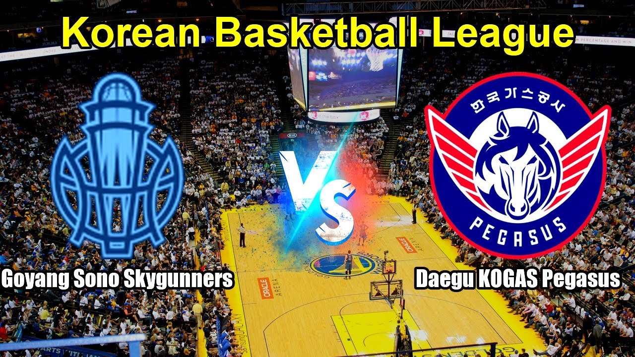 Goyang Sono Skygunners vs Daegu KOGAS Pegasus Live Score South Korea Korean Basketball League