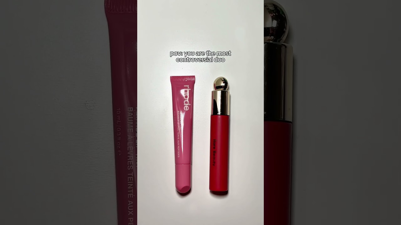 rare beauty i rhode DUO? 🤔 #r&oacute;ż #błyszczyk #relable #makijaż #uroda #sephora #catherinemaaaae