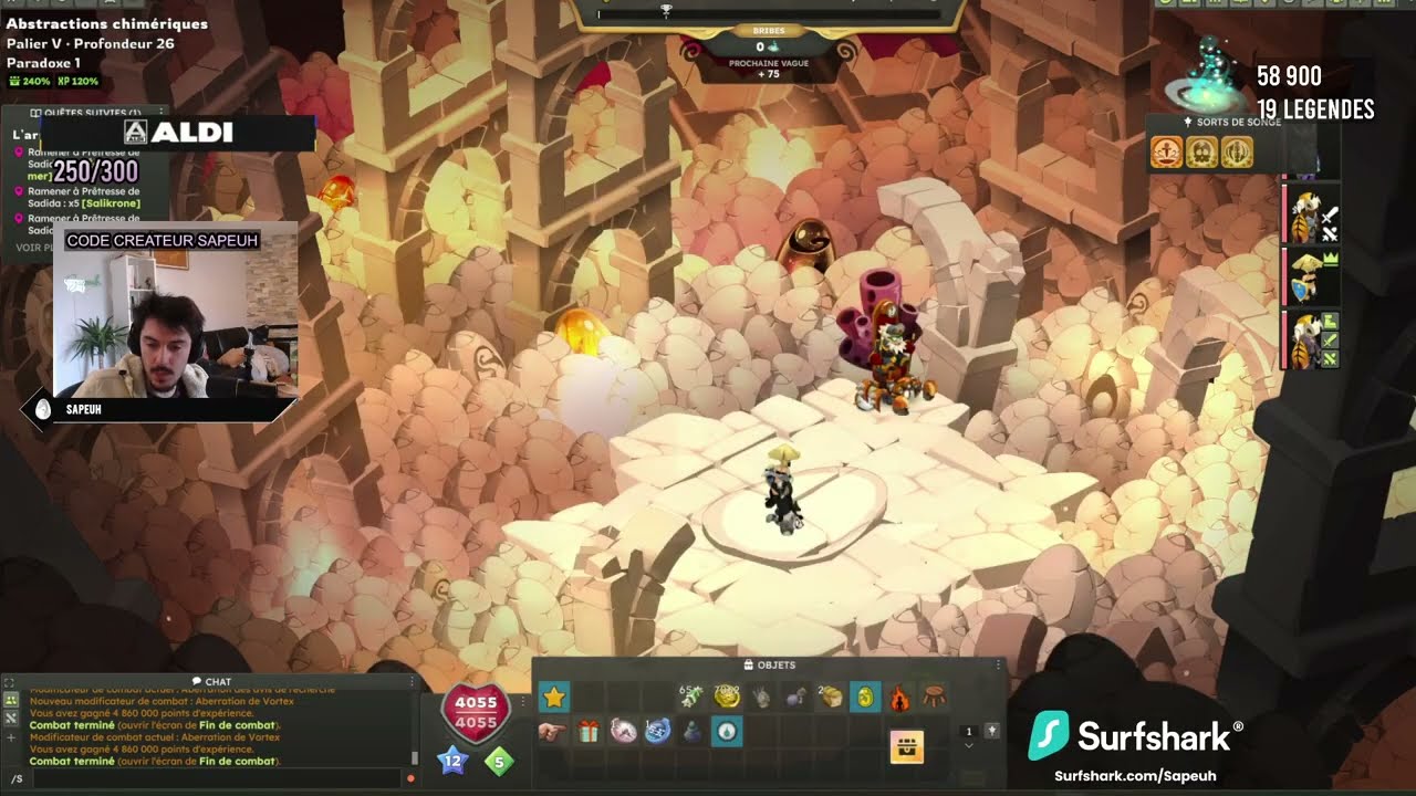 Grosse RUN SONGE et PVP Huppermage