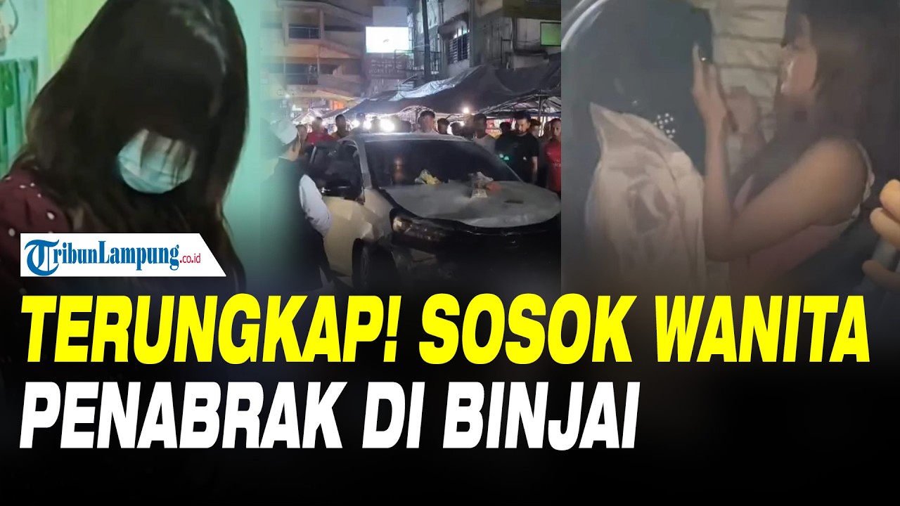 Tampang Wanita Pengemudi Brio yang Tabrak Pedagang di Pasar Kaget Binjai