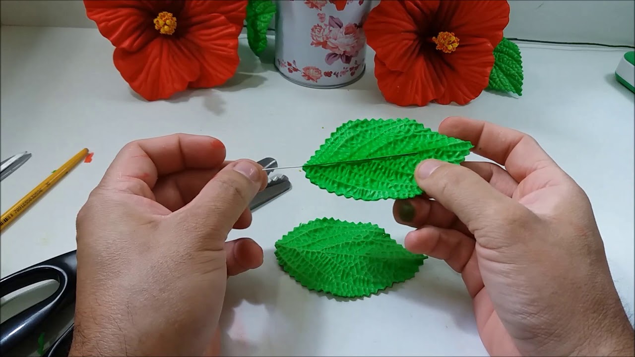 HIBISCO CHINES EM EVA