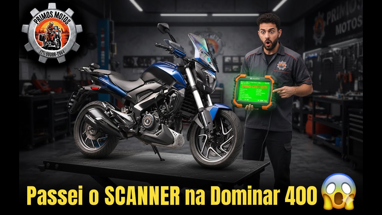 Passando scanner na Bajaj Dominar 400 | Dica de ouro para donos de Dominar!