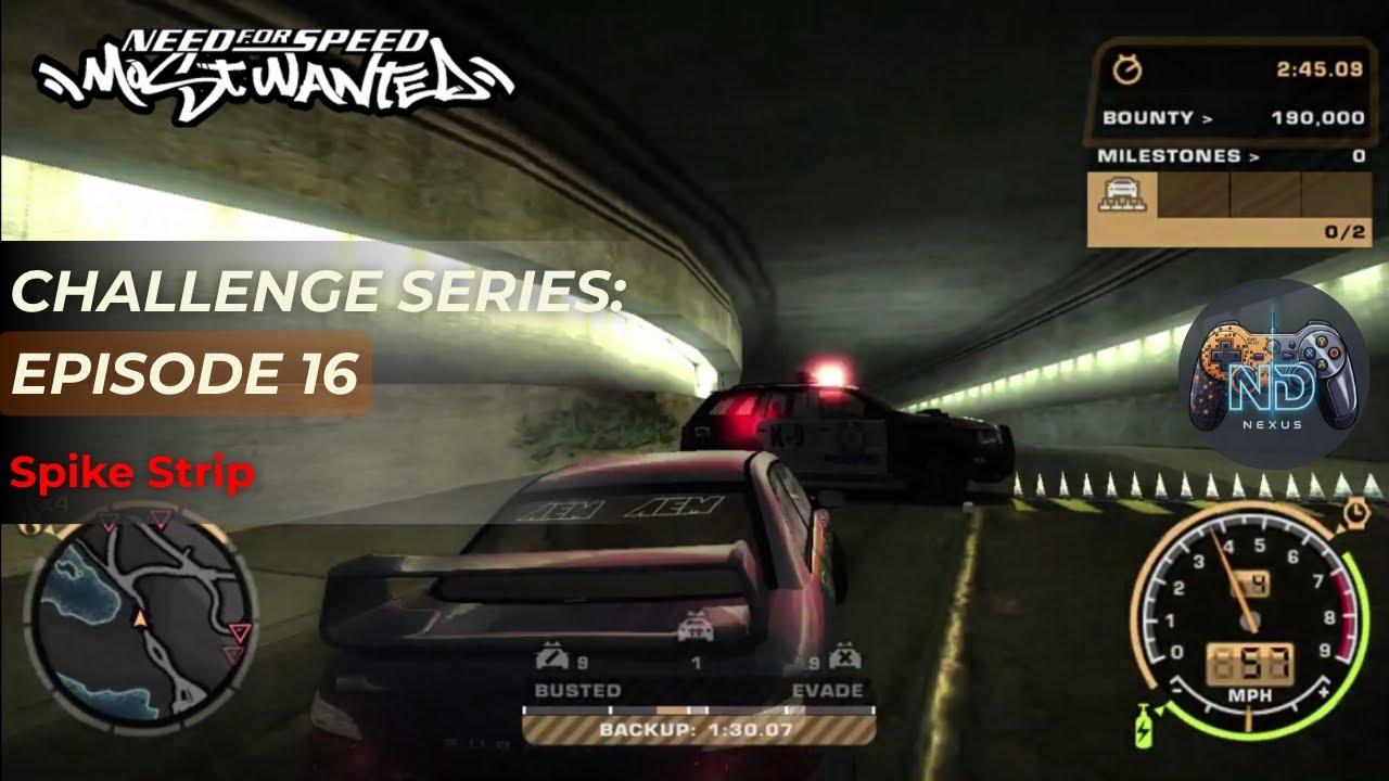 Need for Speed Most Wanted 2005 - Challenge Series #16: Spike Strip
