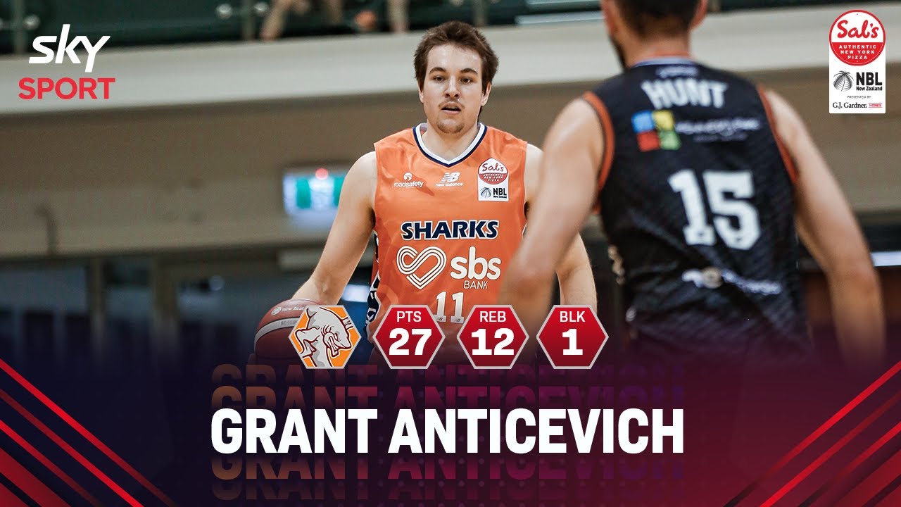 Grant Anticevich 27 PTS, 12 REB vs. Hawke's Bay Hawks