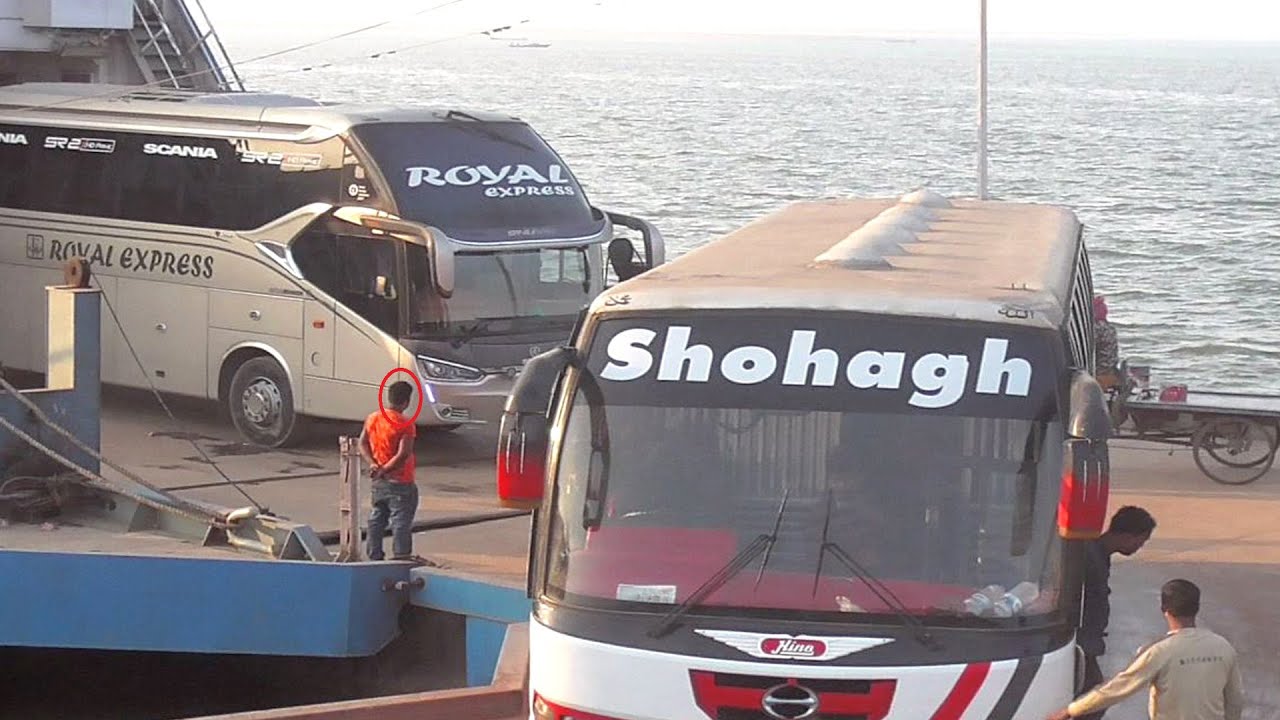 Royal Express Scania & Shohag With Hanif Paribahan Unload Service | Lalan Paribahan | BIWTC