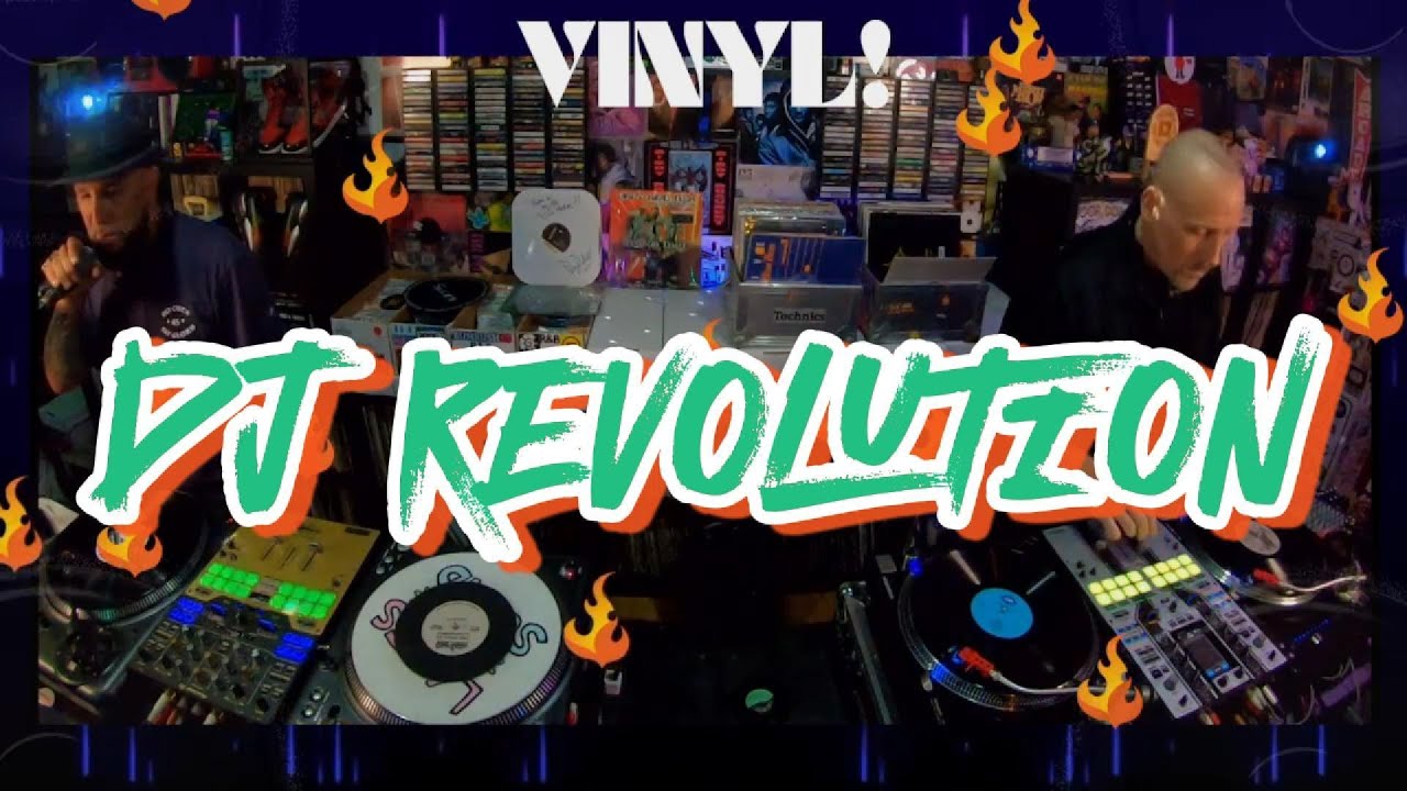 VINYL! Twitch Stream with special guest set by @djrevolution - DJ REVOLUTION ! (10-2-24)