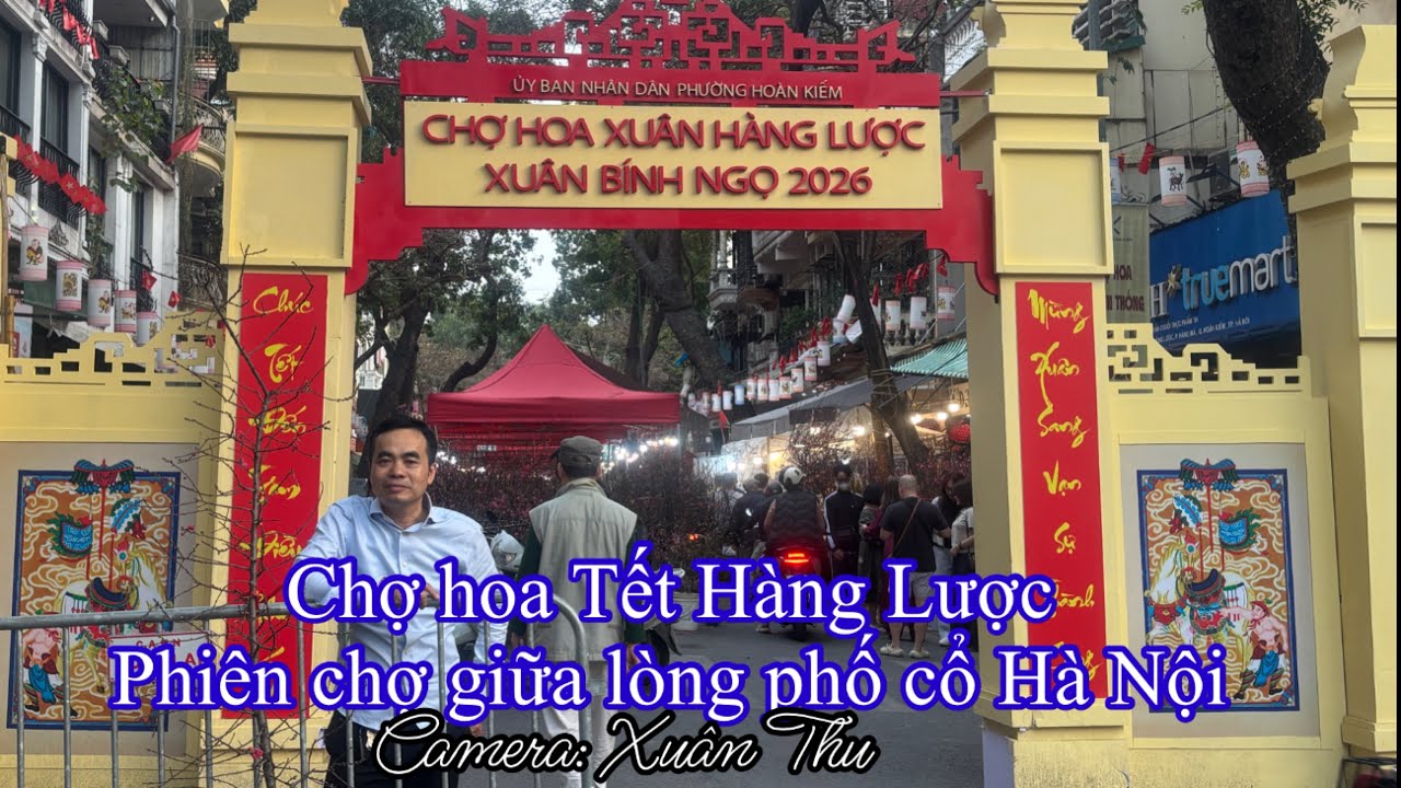 Chợ Hoa Tết Hàng Lược | Nét đẹp Chợ phiên giữa lòng phố cổ Hà Nội |