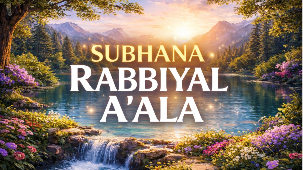 Subhana Rabbiyal A’ala 🌿 | Peaceful Nature & Calming Dhikr | 4k video