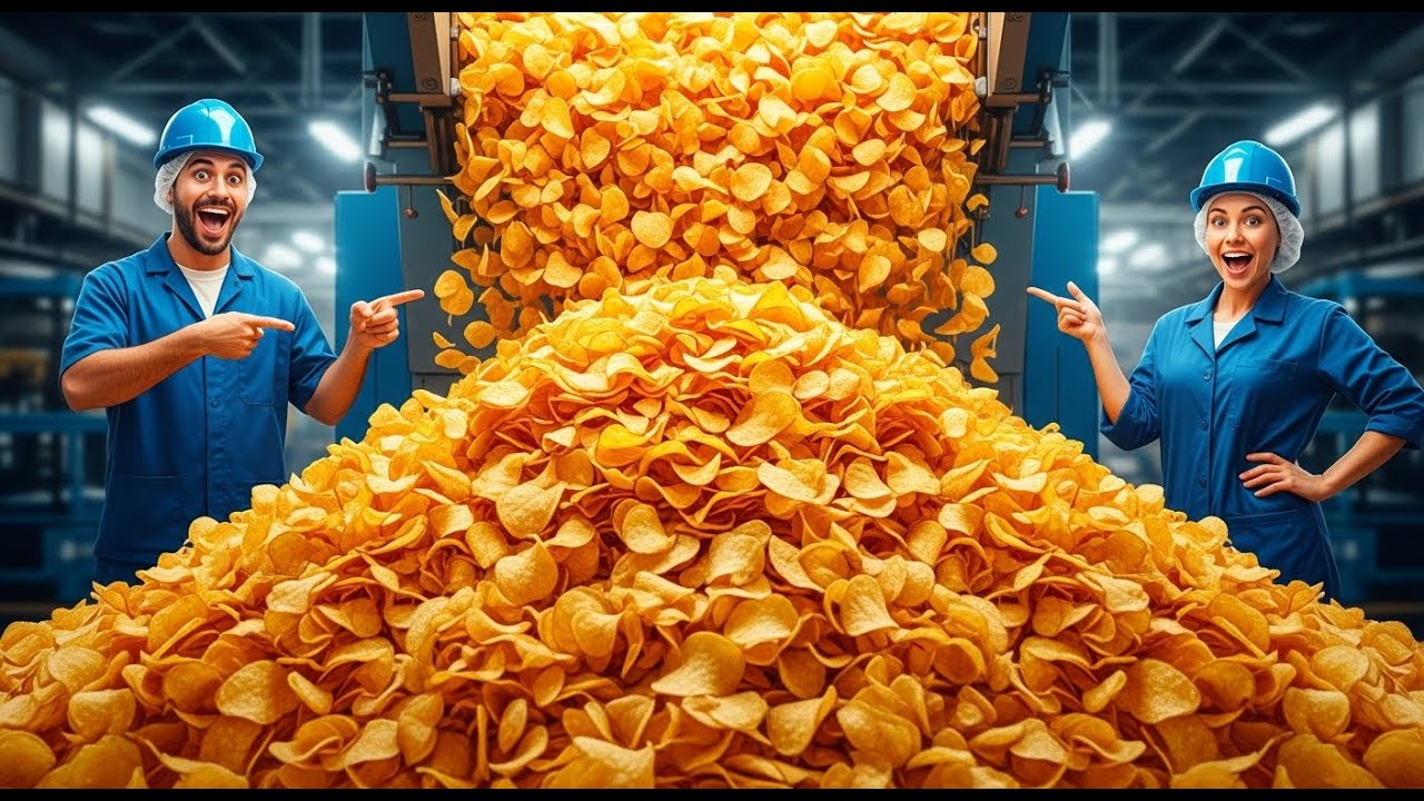 Millions of Chips, Zero Waste — Inside a Fully Automated Food Factory 