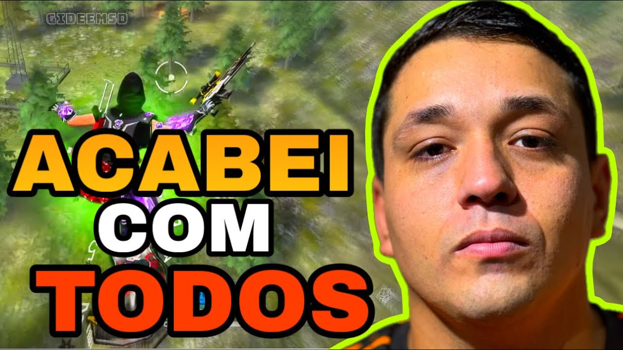 LIMPEI O MAPA DE BERMUDA SOLO RANK  FREE FIRE MOBILE