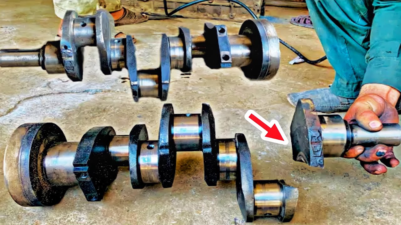 Loved the process of rebuilding the broken crank shaft / Amazing