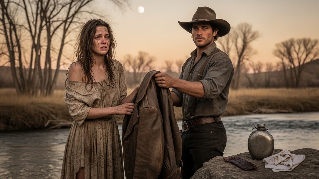 Her Dress Had Been Torn By Men She'd Escaped, The Cowboy Gave Her His Jacket And His Silence