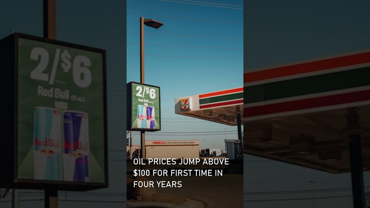 Oil prices jump above $100 for first time in four years