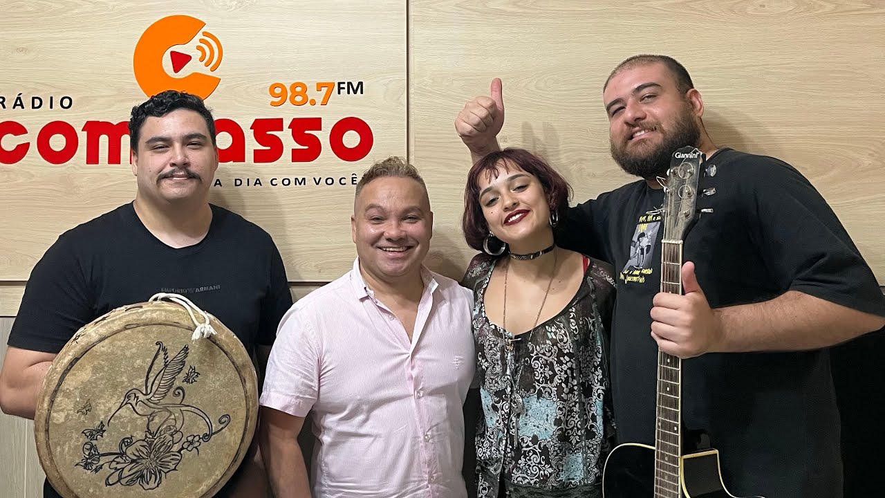 Entrevista com a banda @OsBardos na Rádio @radiocompassofm 