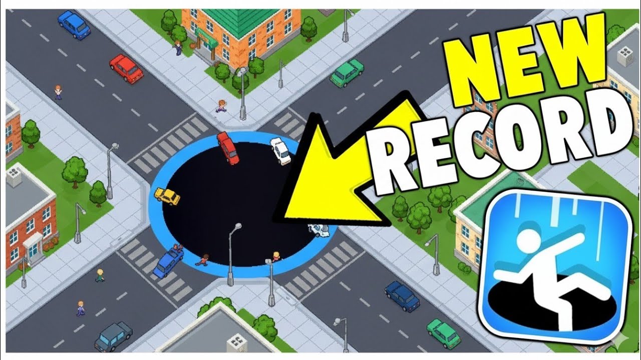 Hole.io - Gameplay Walkthrough All max level (iOS, Android #gaming #games #trendinggame #trending