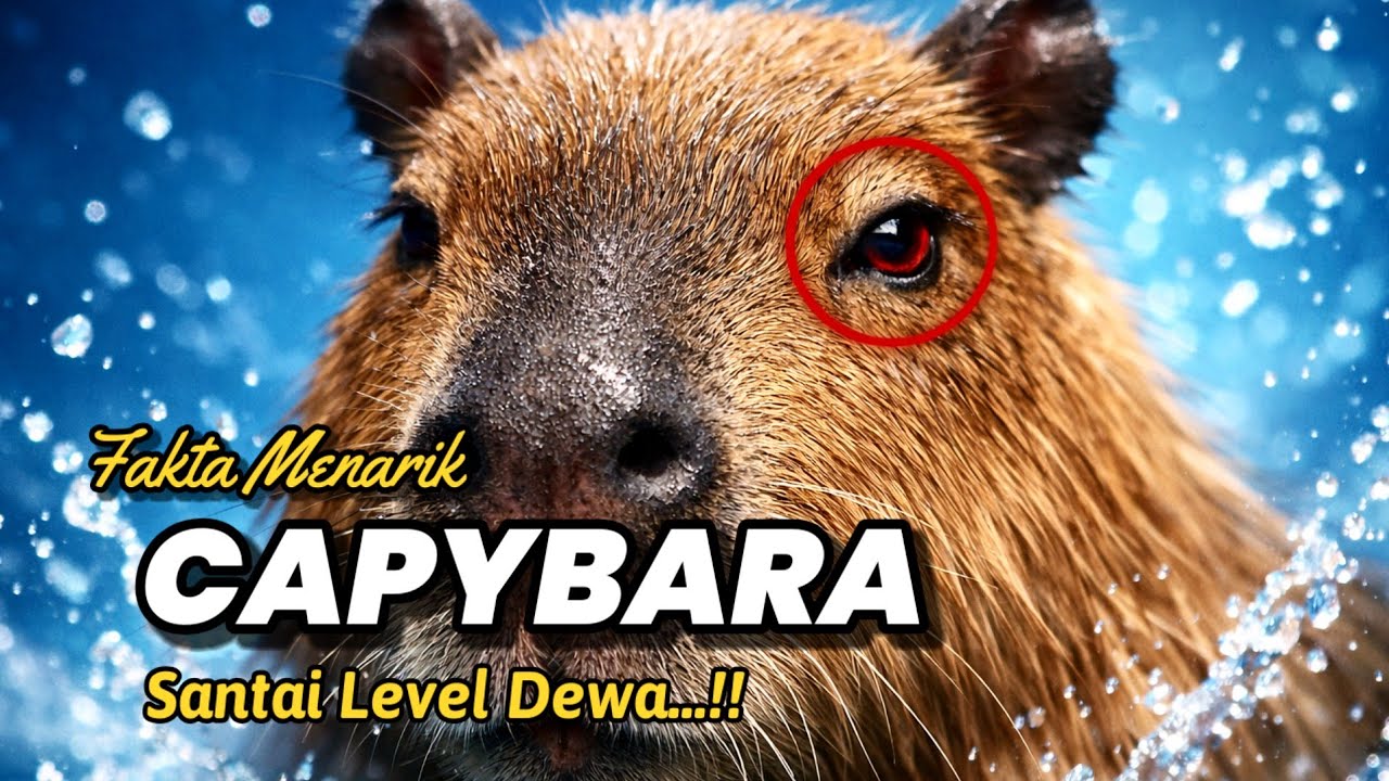 CAPYBARA TERNYATA PUNYA FAKTA UNIK MENGEJUTKAN, RAHASIA HEWAN PALING SANTAI DI DUNIA