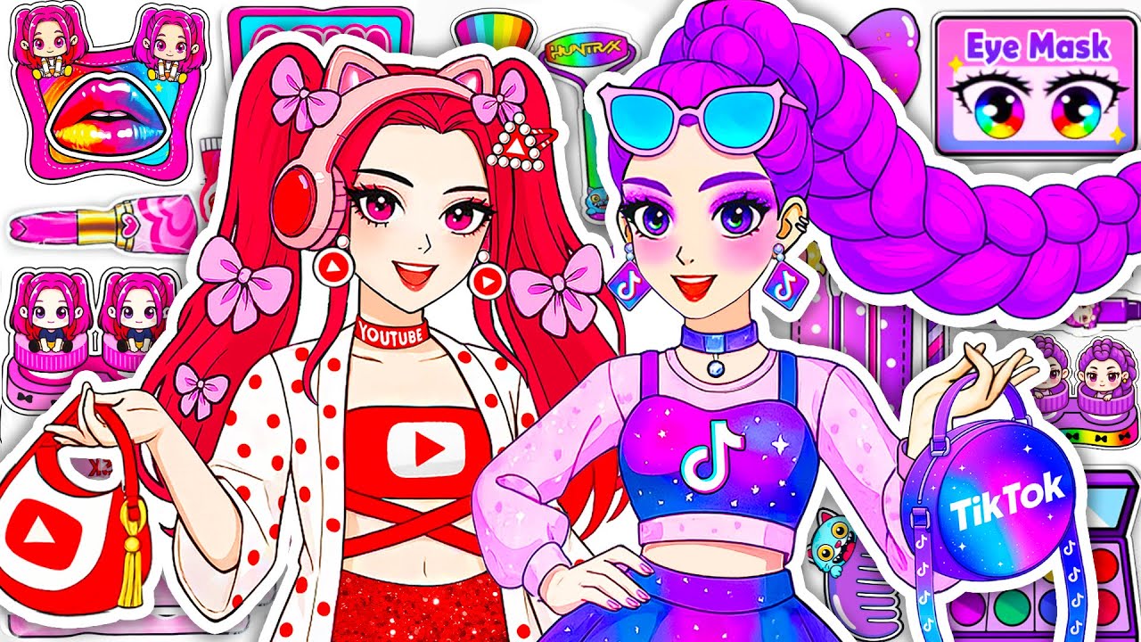 🎀Paper DIY🎀KPOP DEMON HUNTERS Rumi Skincare +Makeup Blind Bag Unboxing ASMR| RESCUING RUMI MIRA pt.2