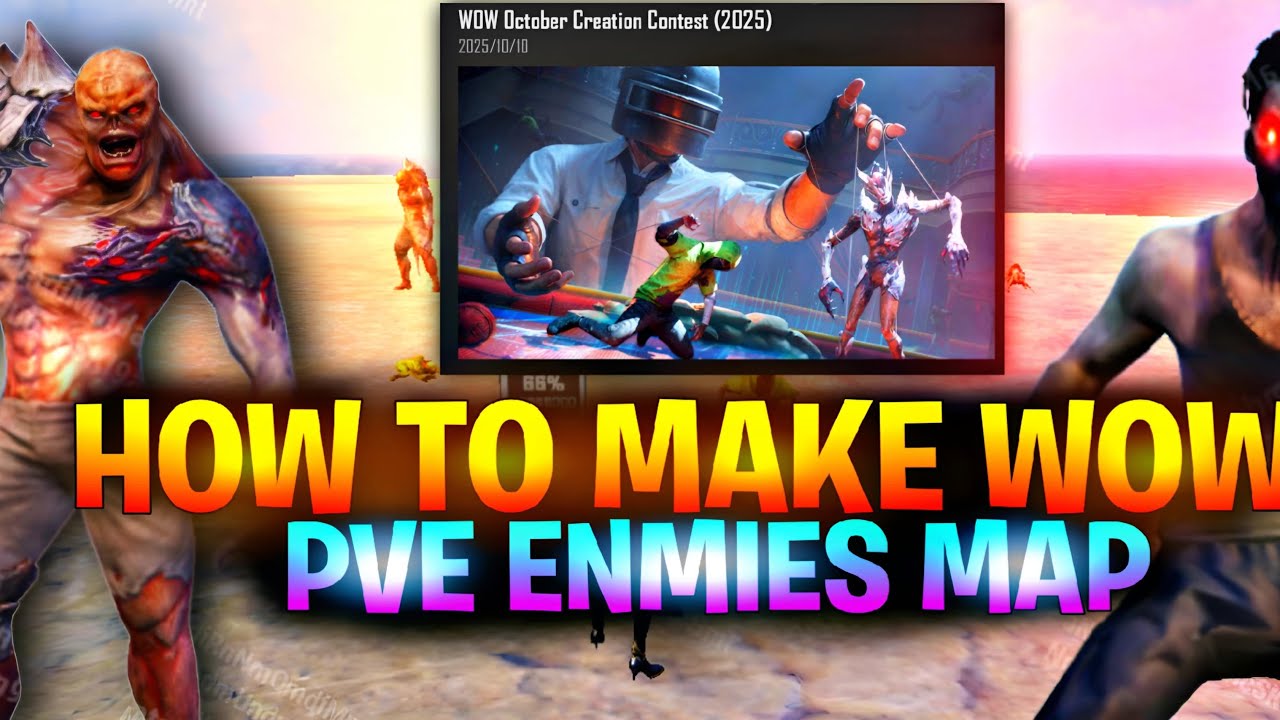 How To Make Wow October Pve Enemies Map | Wow Pve Enemies Map Totorial | Wow Pve Device Settings 