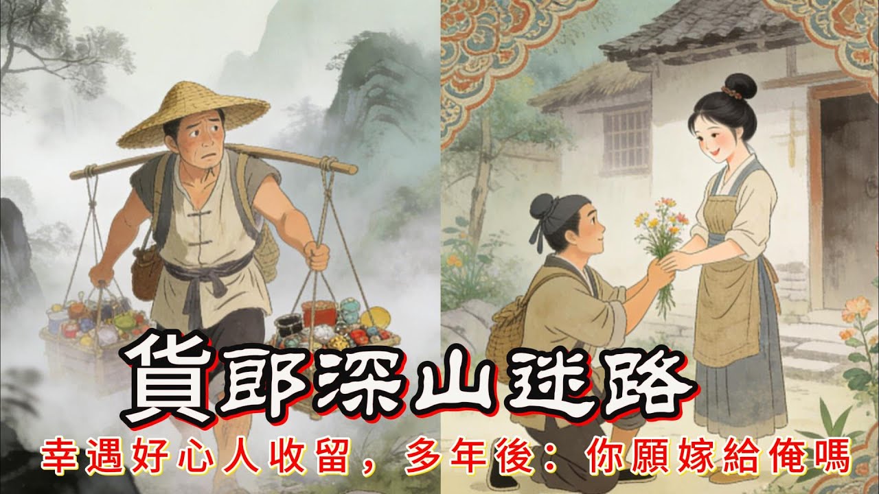 貨郎深山迷路，幸遇好心人收留，多年後：你願嫁給俺嗎    #民間故事   #民間傳奇   #故事分享