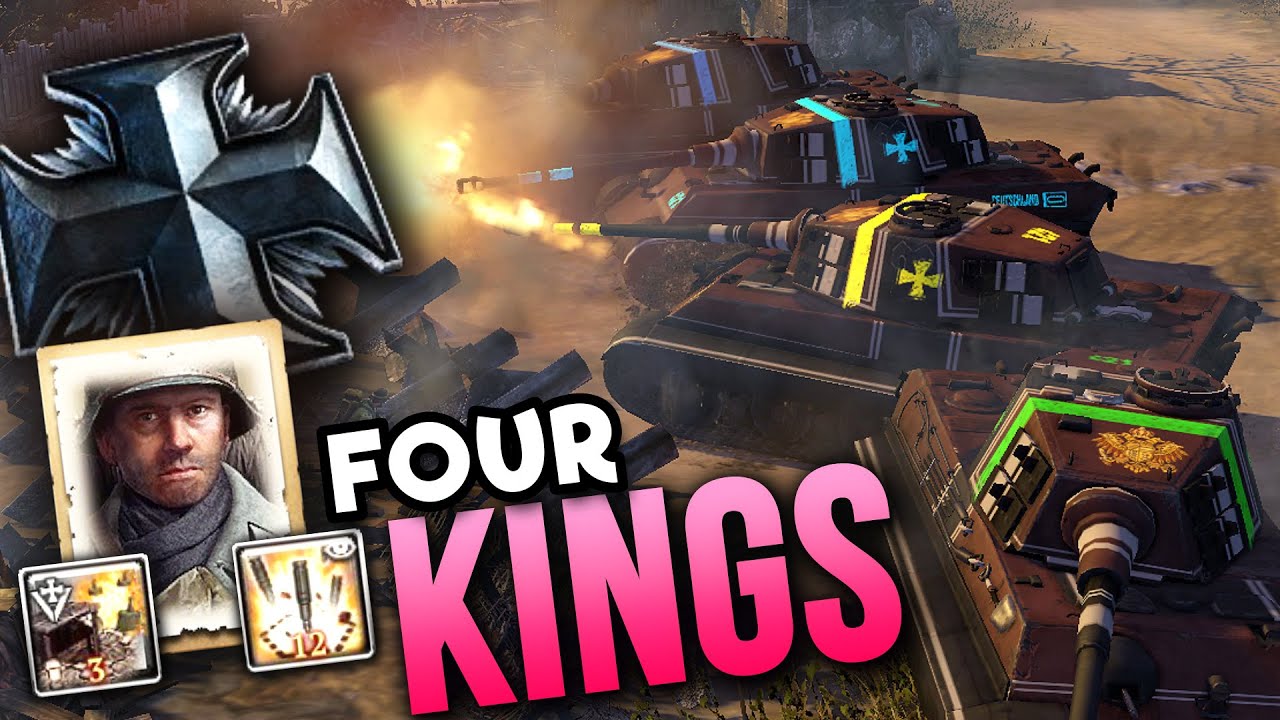 GREAT WALL + 4 KING TIGERS — Company of Heroes 2