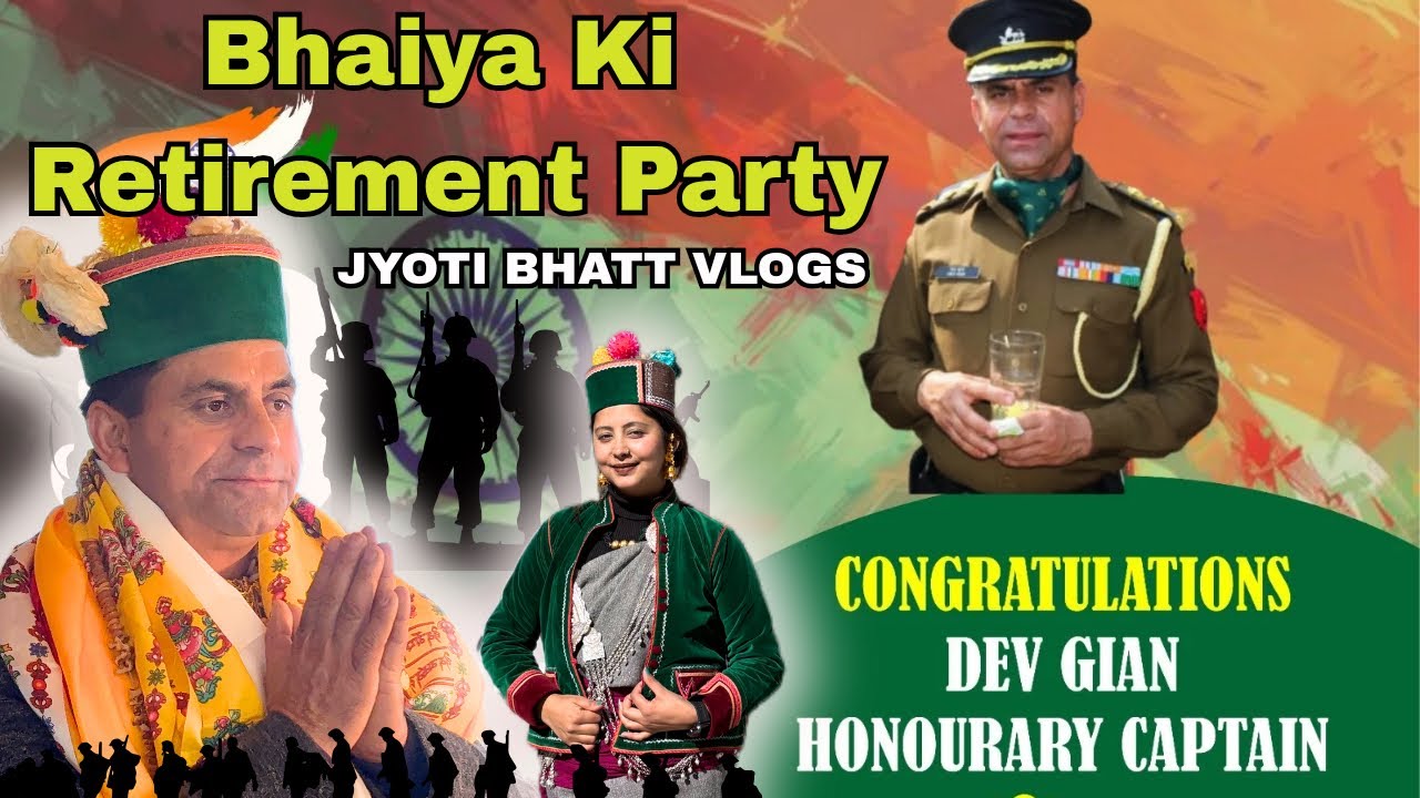 Aaj hum sab ghar wale hue ek sath .Bhaiya ka retirement 🤩||JYOTI BHATT VLOGS||