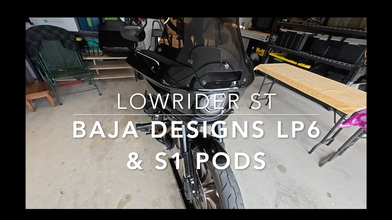 Lowrider ST LP6 & S1 pods install