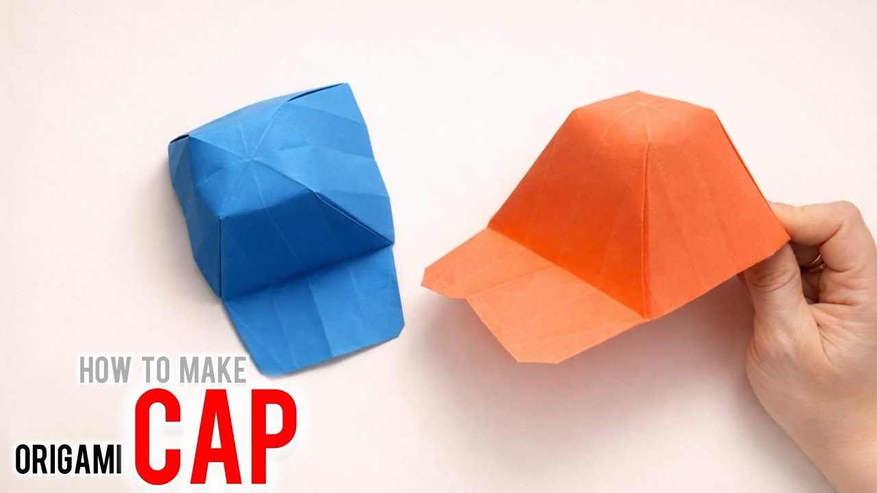 Don’t Throw Away Paper! Make an Origami Cap Instead🧢