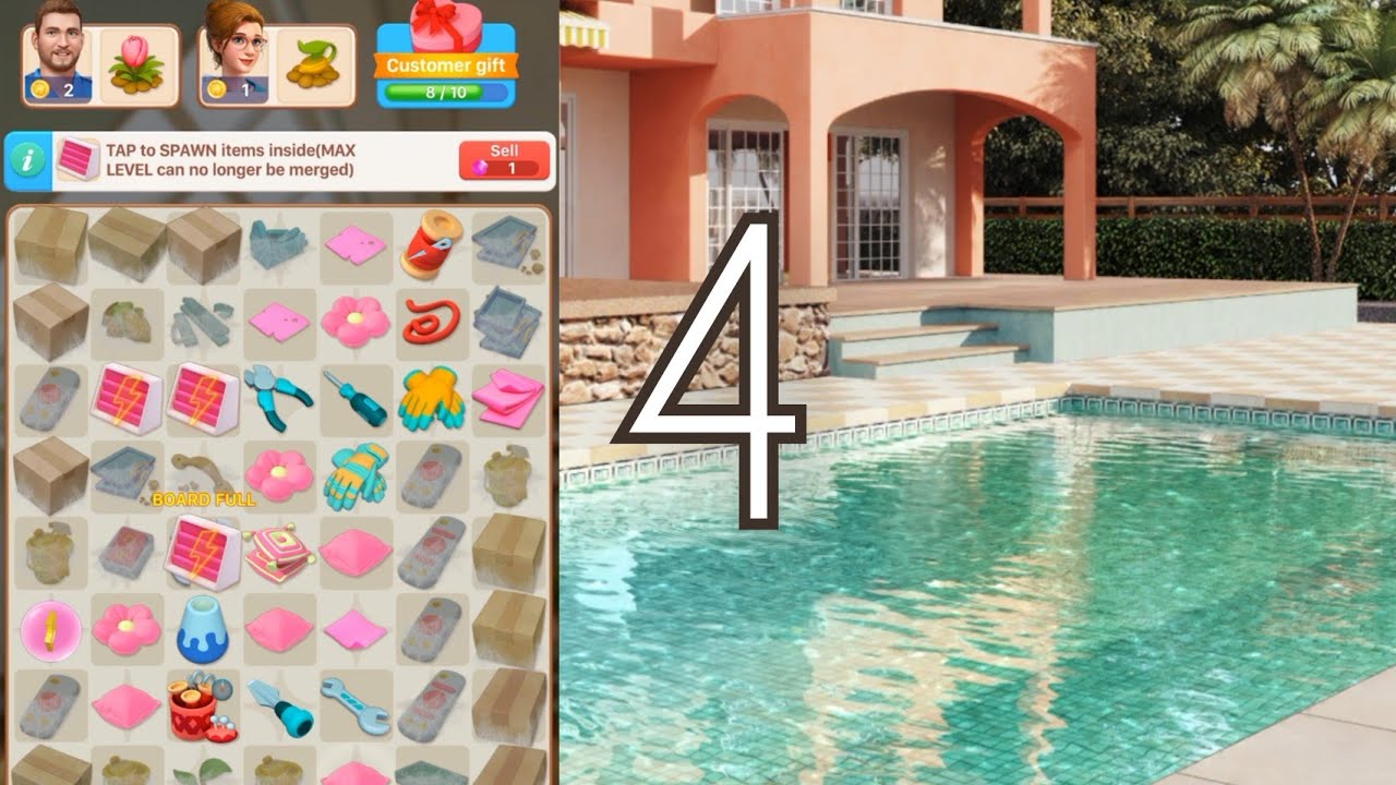 Happy Merge Decoration - Gameplay 4