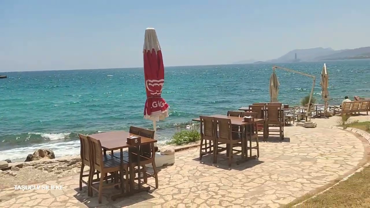 TAŞUCU YÜRÜYÜŞÜ PARK, ALIŞVERİŞ, PLAJ. WALKİNG TOUR. SİLİFKE / MERSİN