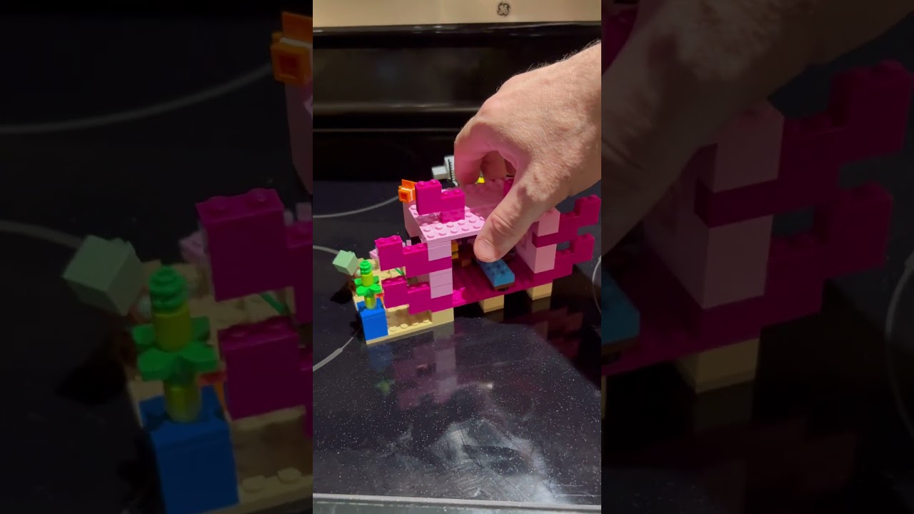 LEGO Minecraft: Домик аксолотля 