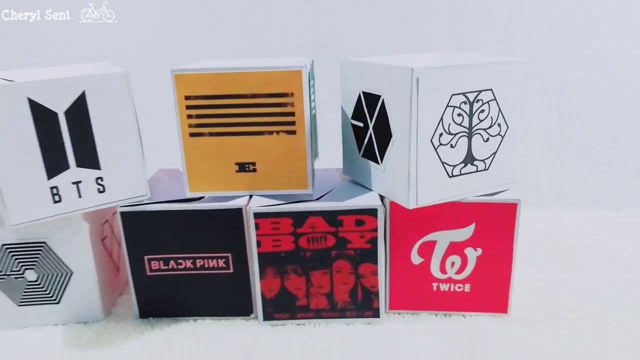 DIY _ KPOP CUBE (EXO, BTS, BIG BANG, TWICE, RED VELVET, BLACKPINK )