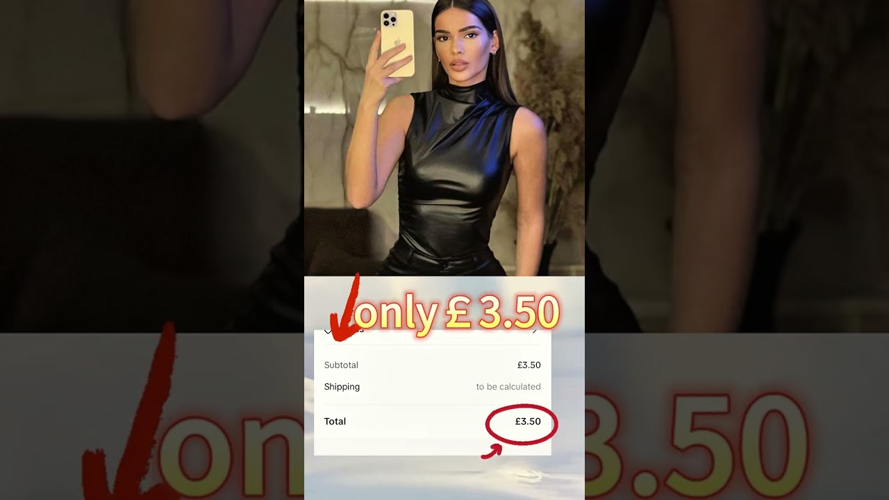 Stylish Sleeveless Faux Leather Top for Just &pound;3.50#fashionfinds #leathertop