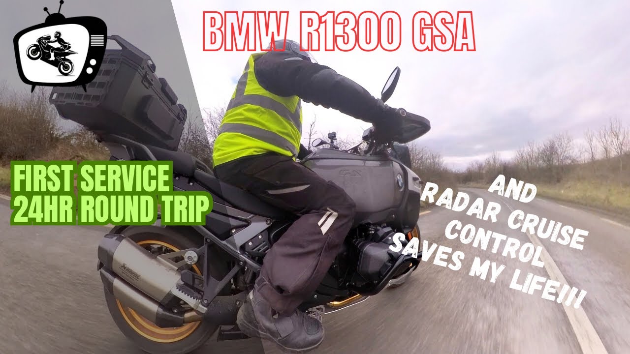 BMW R1300 GSA 1st Service | I'm NOT happy BUT Radar Cruise Control saves my life!