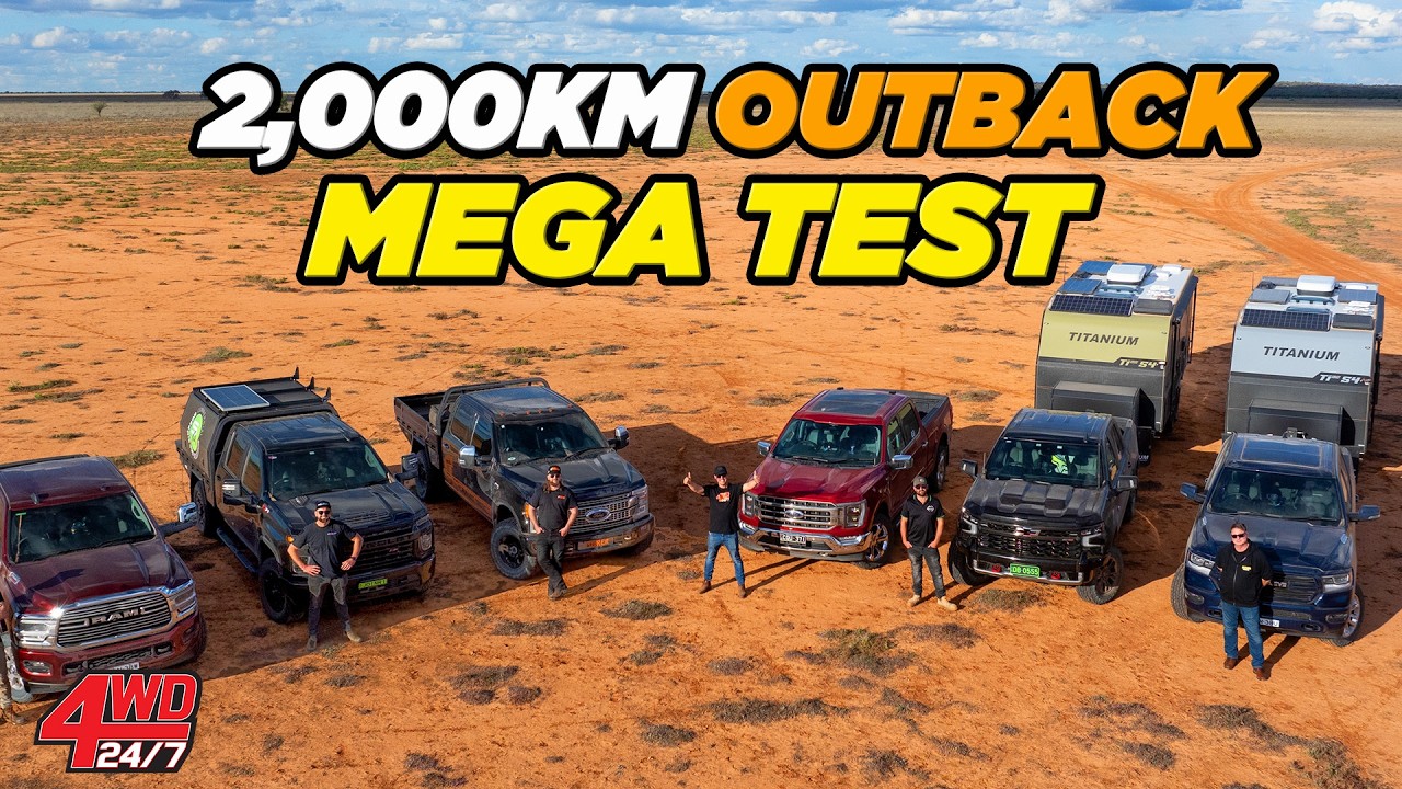 2024 RAM vs CHEVY vs FORD TORTURE TEST! Heavy towing, dirt roads - SHOCK WINNER & major problems