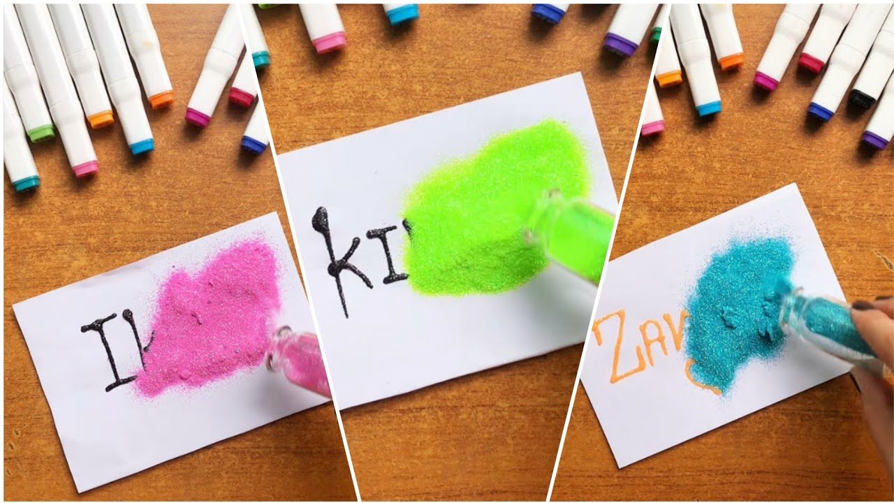 Find your name | Writing | Satisfying | ASMR | Nail art | BTS 