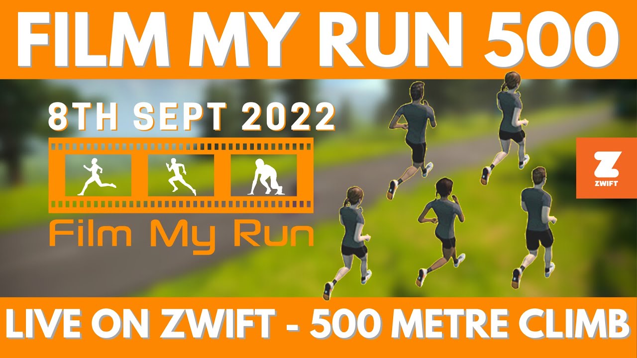 Treadmill at 12% INCLINE! | Film My Run 500 | Zwift Run Channel