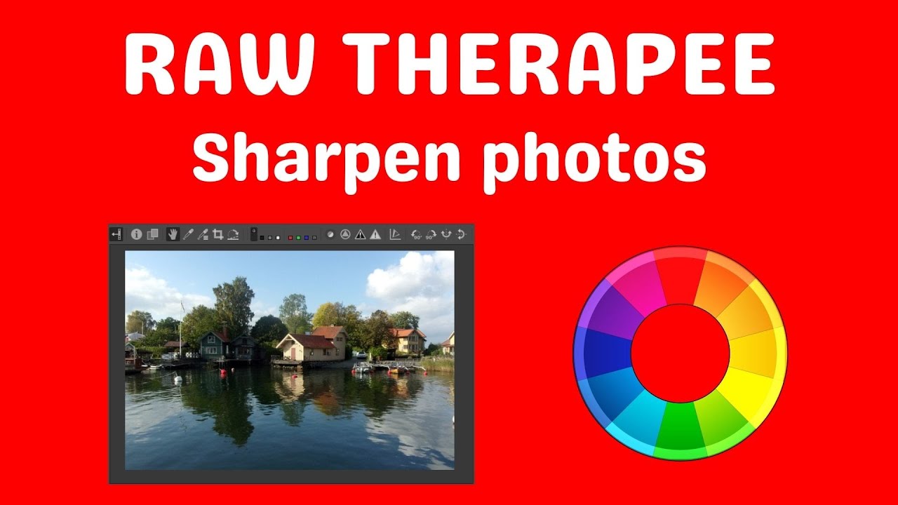 Raw Therapee sharpen photos