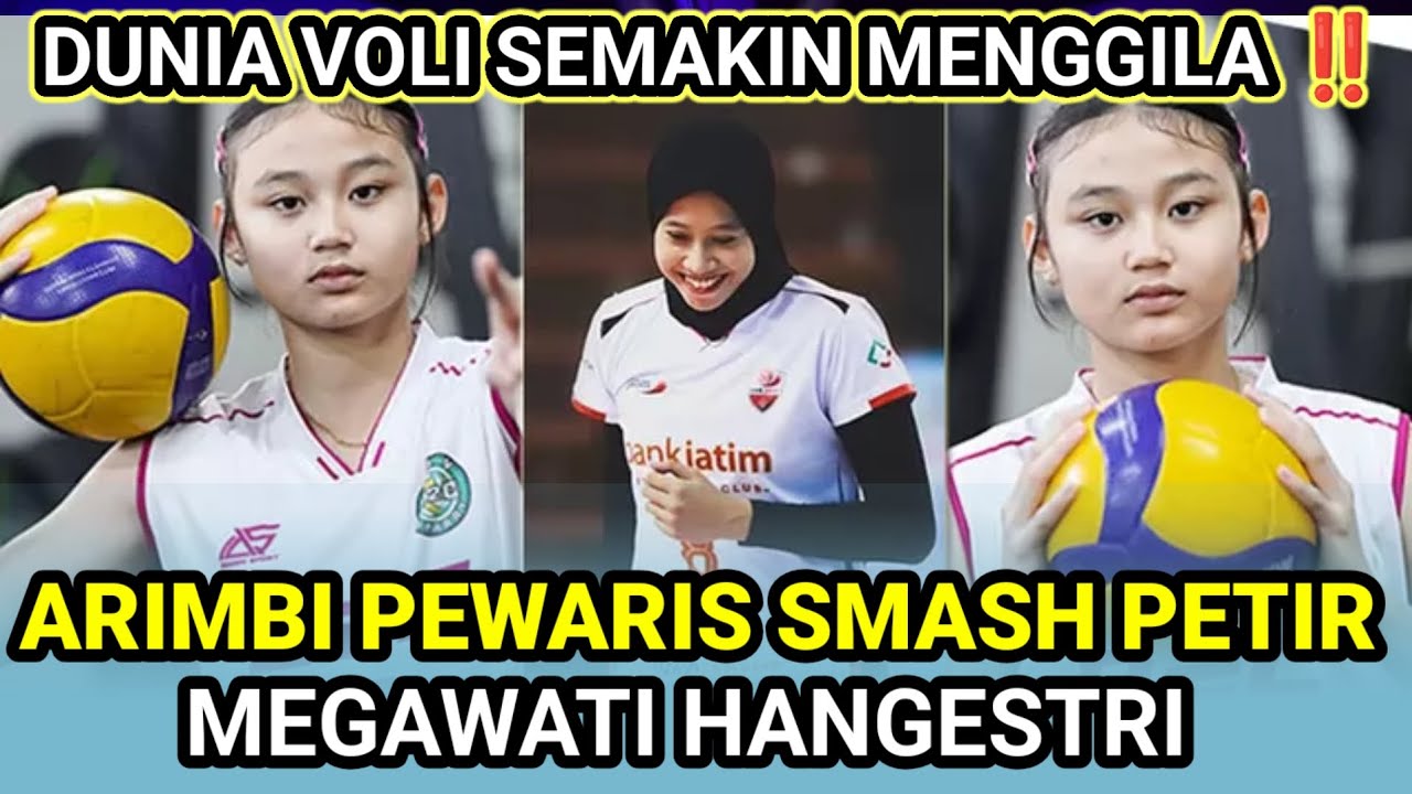ARIMBI PEWARIS SMASH PETIR ‼️ MEGAWATI HANGESTRI ❗ BIKIN GEGER DUNIA VOLI