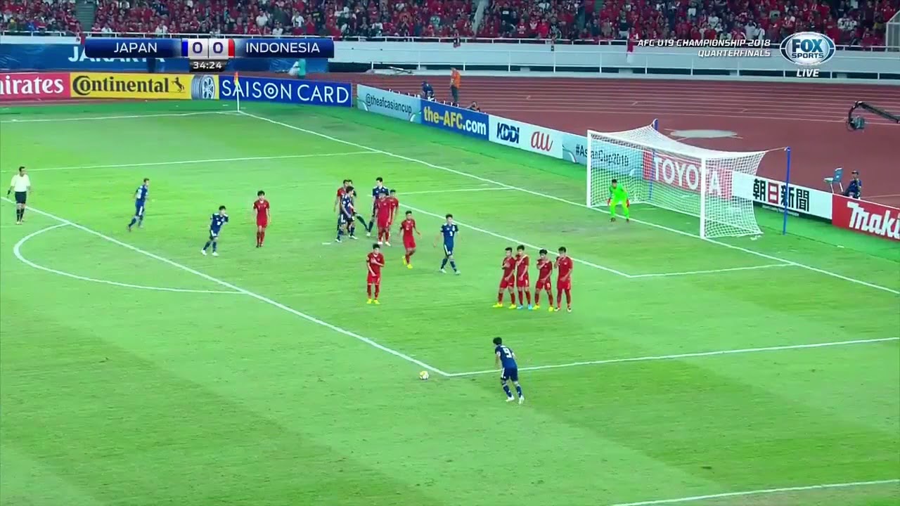 AFC U-19 : Japan vs Indonesia