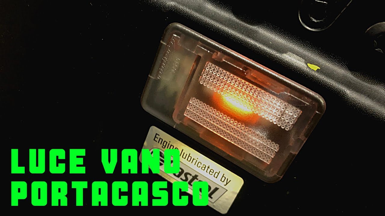 Luce vano portacasco non si accende! Piaggio Beverly, Beverly HPE 300/400.