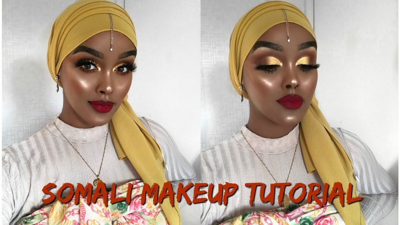 MAKEUP TUTORIAL SPEAKING SOMALI | Makeupka Baro | Edna