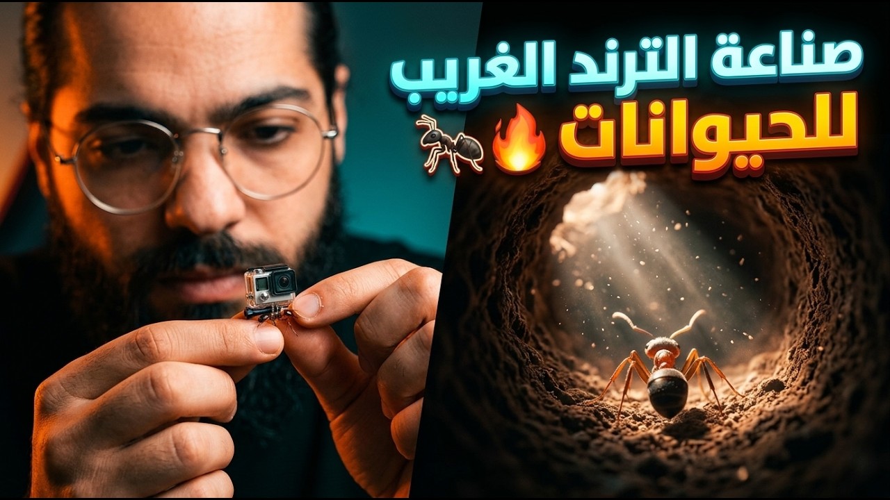 كيف تصنع فيديوهات الترند الغريبة وتحقق ملايين المشاهدات 🐜🔥