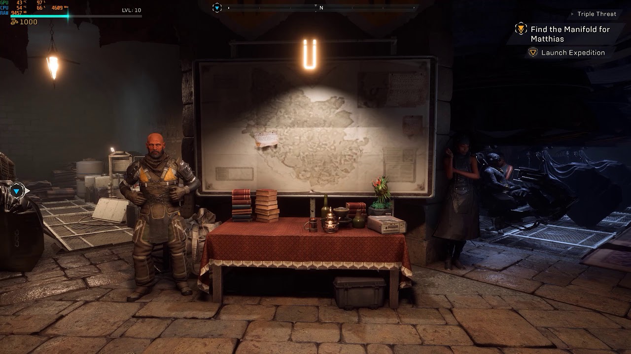 Anthem VIP Demo bug - Woman on the right of screen (devs plz fix)