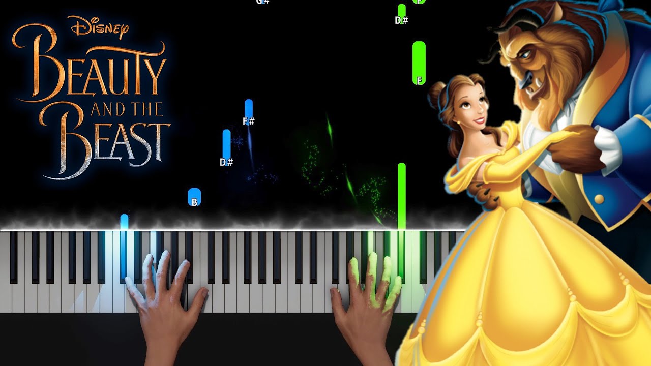 Beauty and the Beast - Tale As Old As Time Piano Tutorial