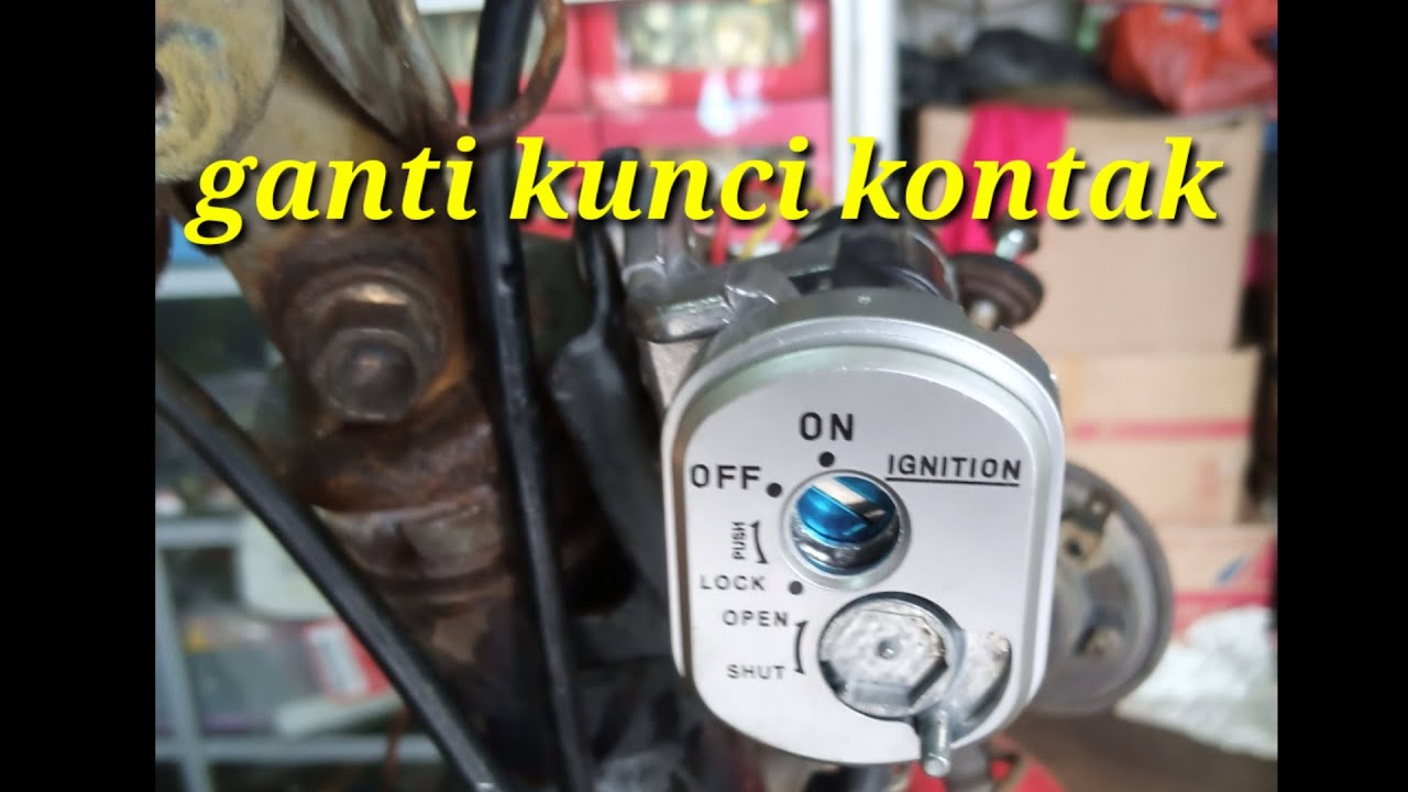 MENGGANTI KUNCI KONTAK BARU MOTOR HONDA SUPRA X125.