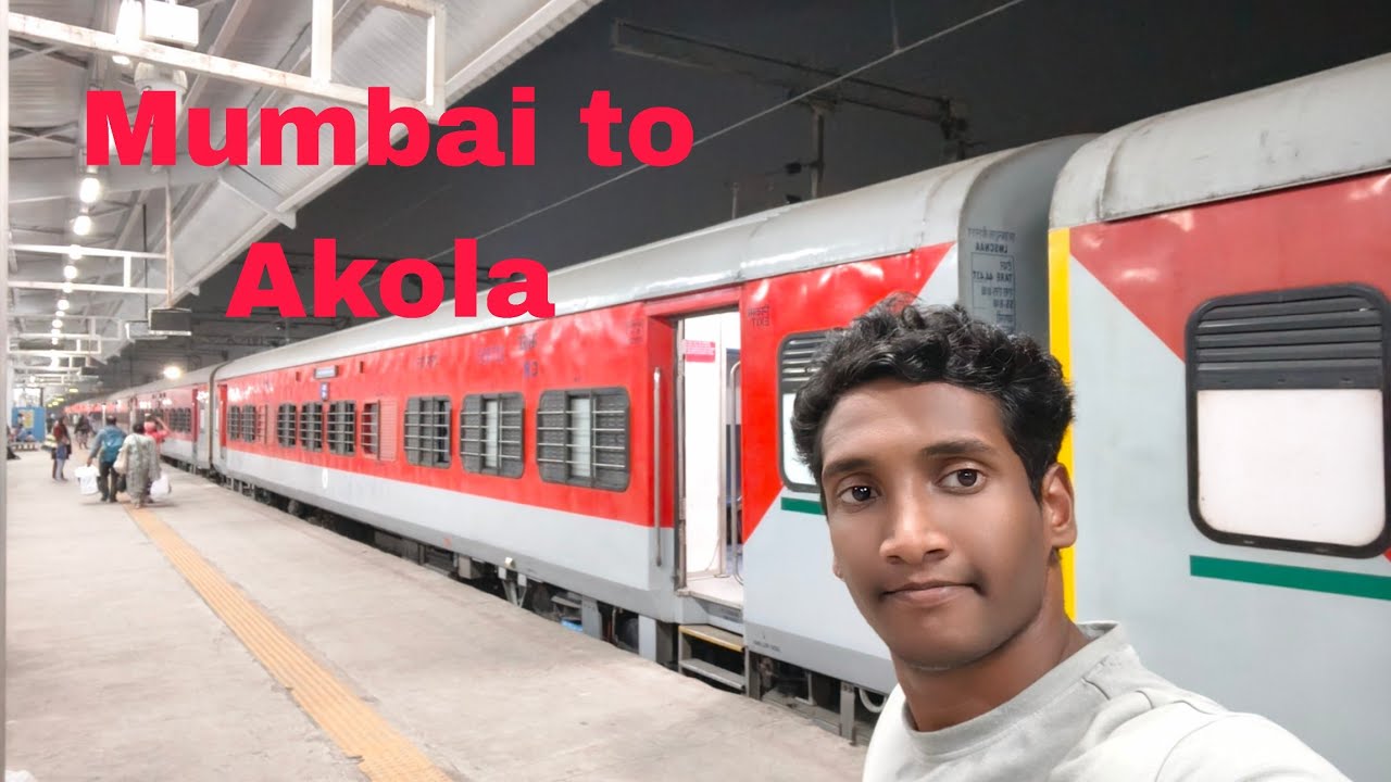 My first train experience mumbai to Akola 🚂