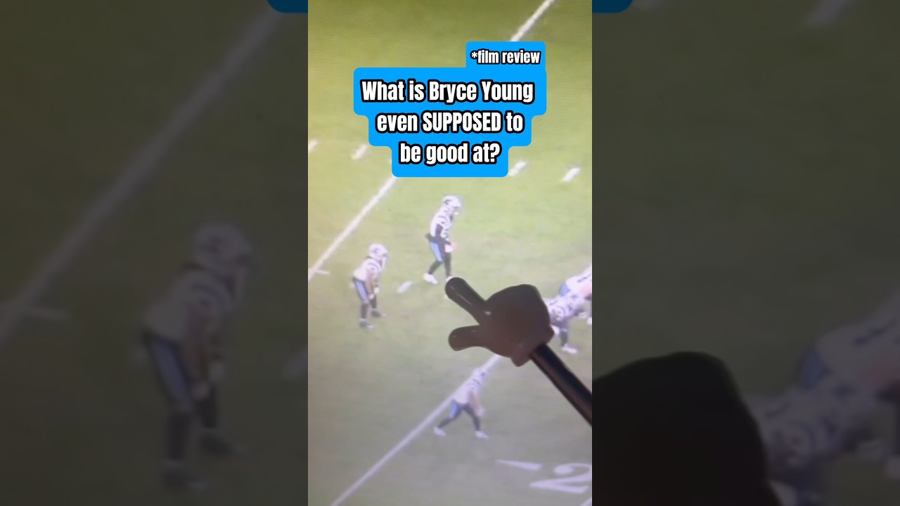 What is Bryce Young even SUPPOSED to be good at?