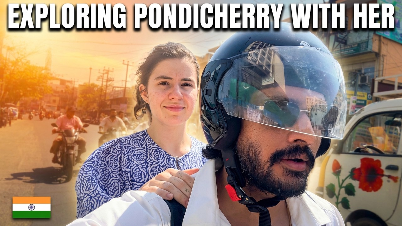 Our First Time in Pondicherry 🇮🇳 | South India with Her ❤️