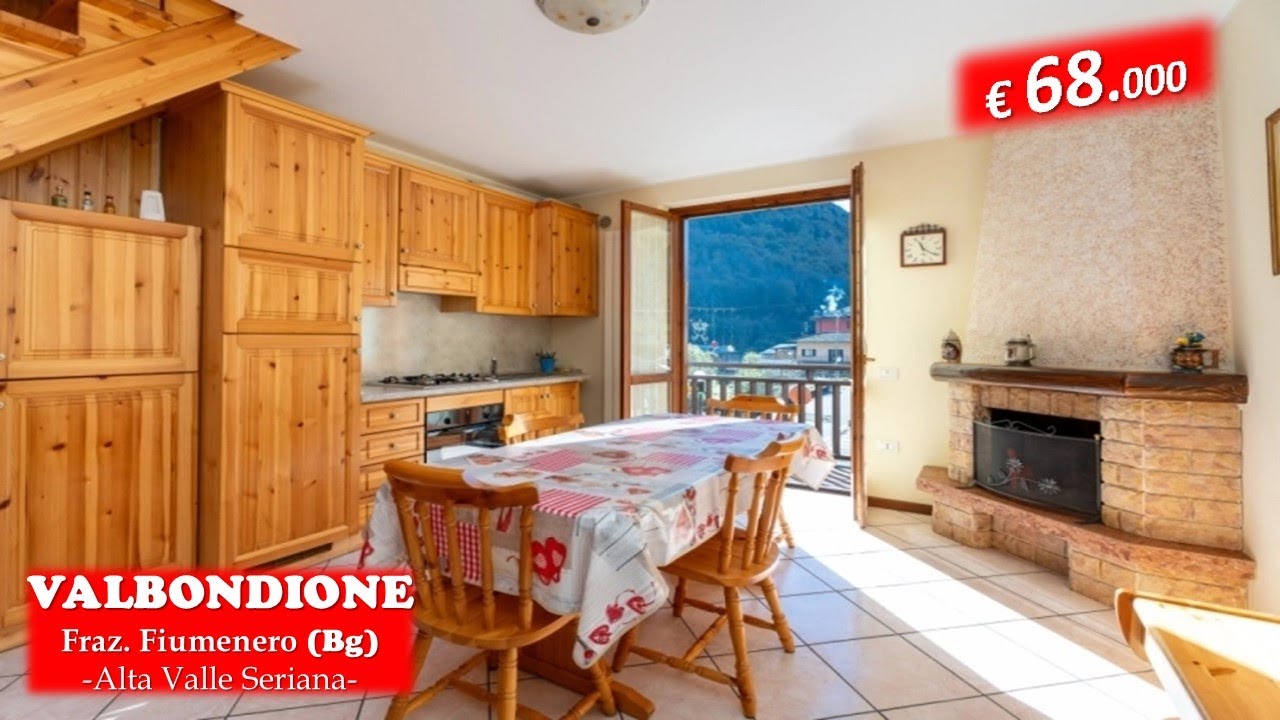 Splendida soluzione su 2 livelli a Valbondione (fraz Fiumenero) a soli 68.000€ compreso posto auto