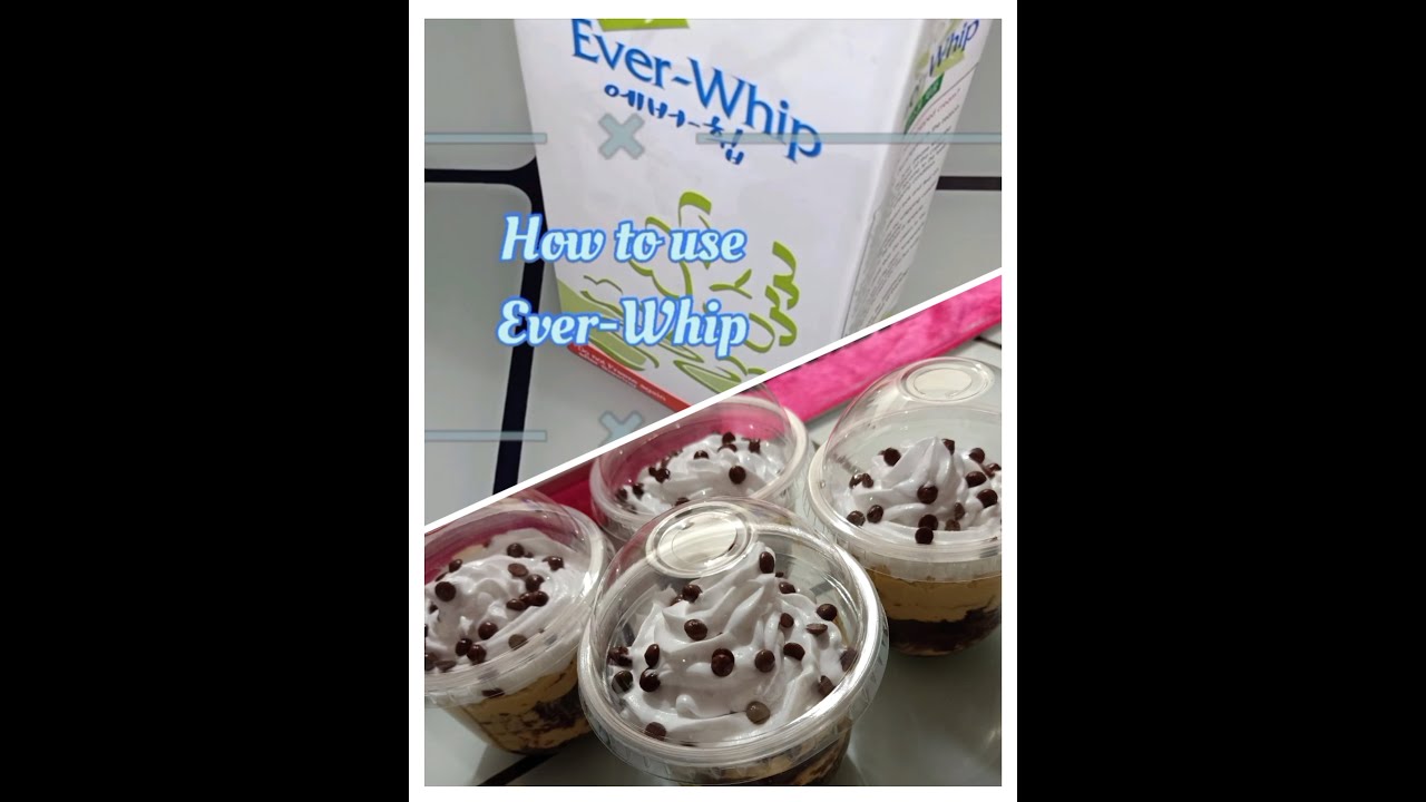 How to use Ever-Whip cream
